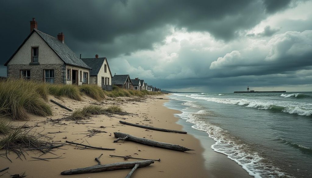 découvrez comment les habitants de bretagne font face à la montée des eaux, une problématique climatique qui menace leur patrimoine. ce reportage met en lumière des maisons en péril et les initiatives locales pour s'adapter à cette réalité inquiétante.